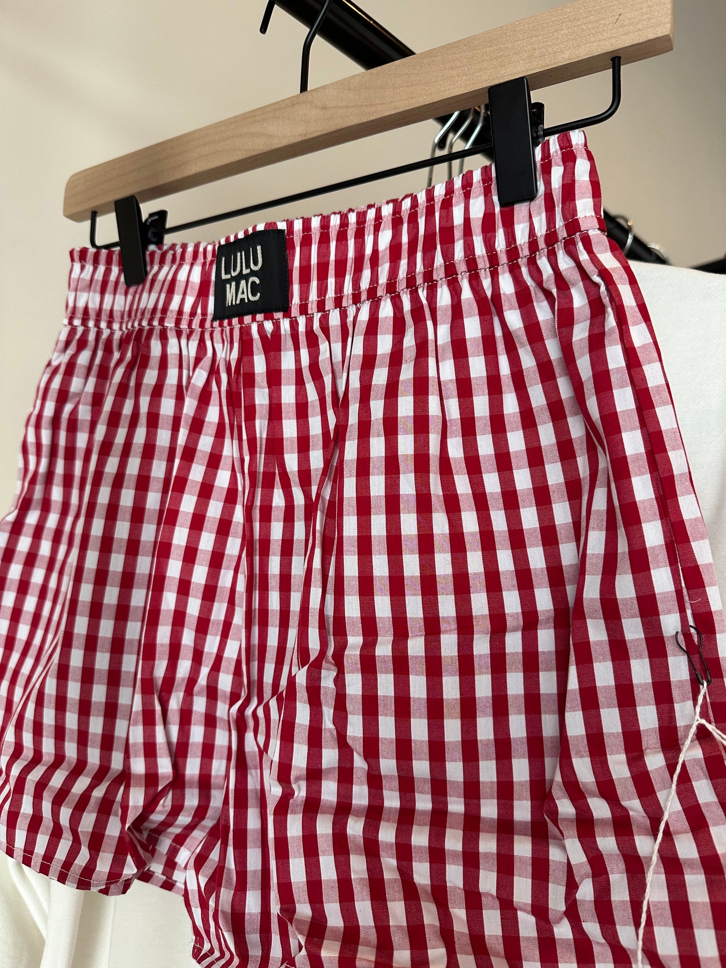 Cherry Cola Gingham Boxer Shorts