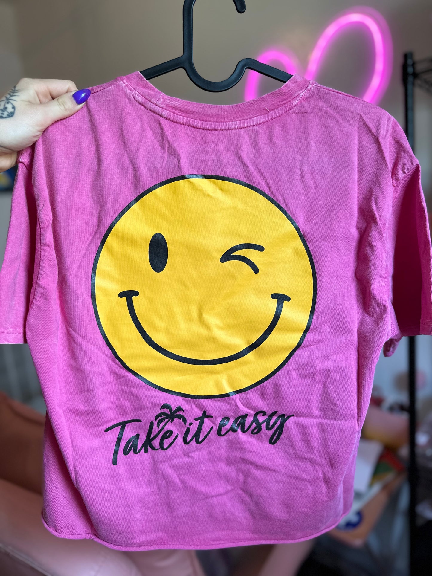 Take it easy crop top 🌴