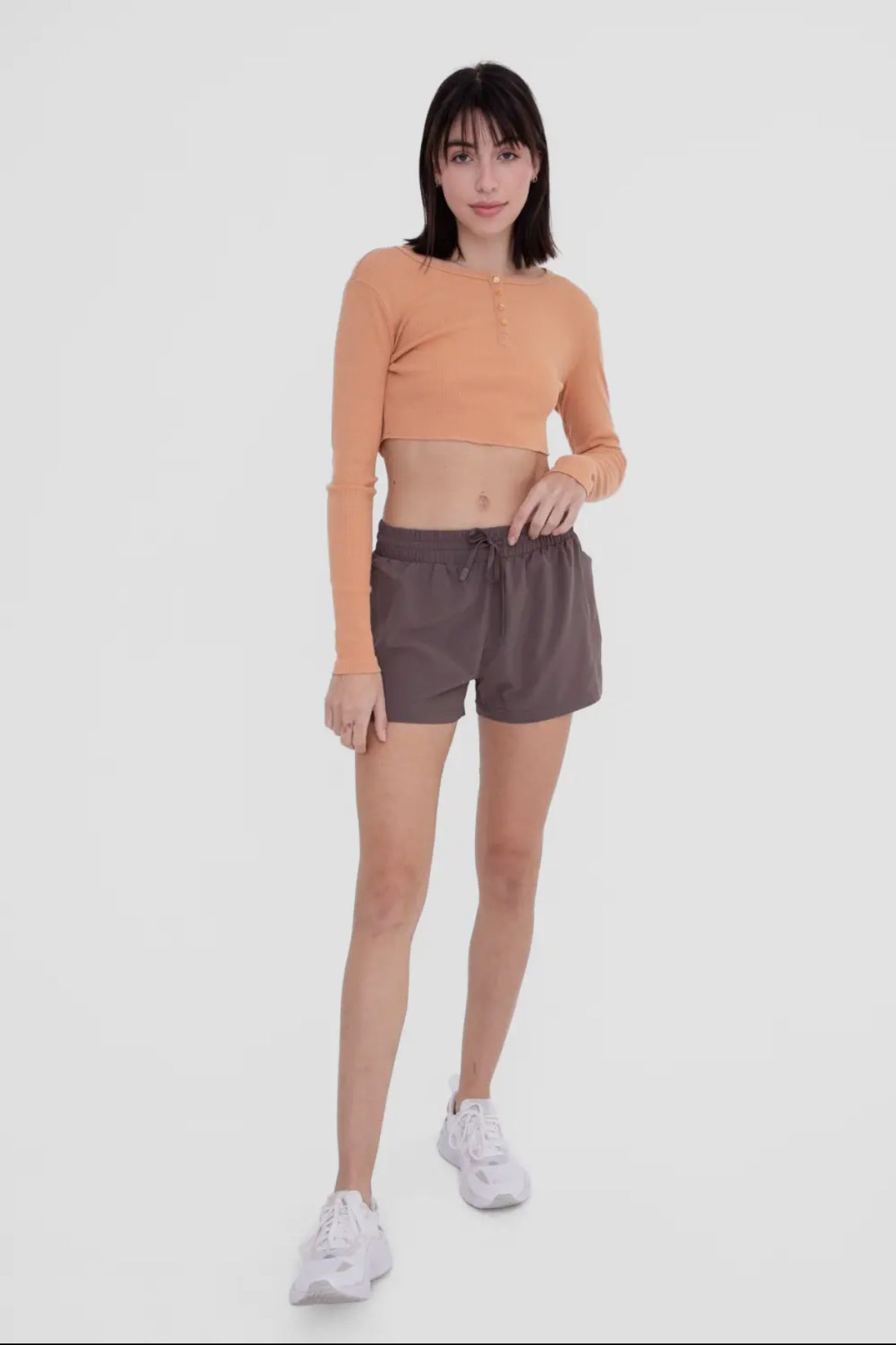 Drawstring Athleisure Shorts