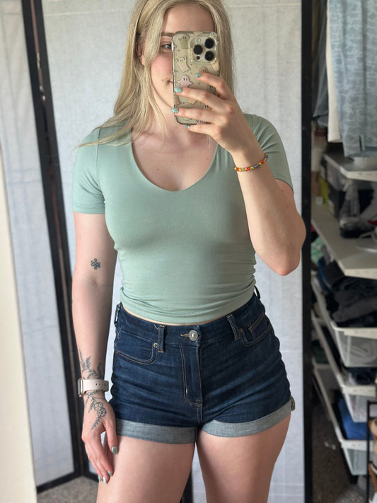 Double Layer Crop top