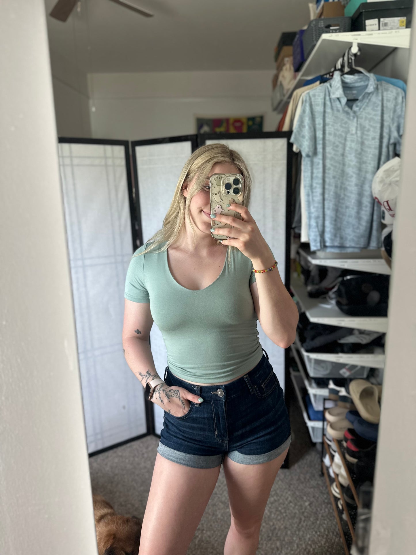 Double Layer Crop top