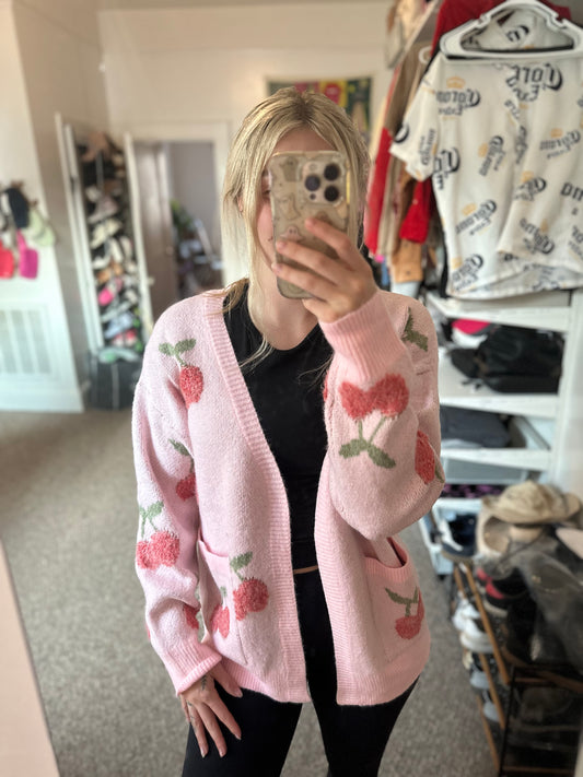 Cherry bomb cardigan